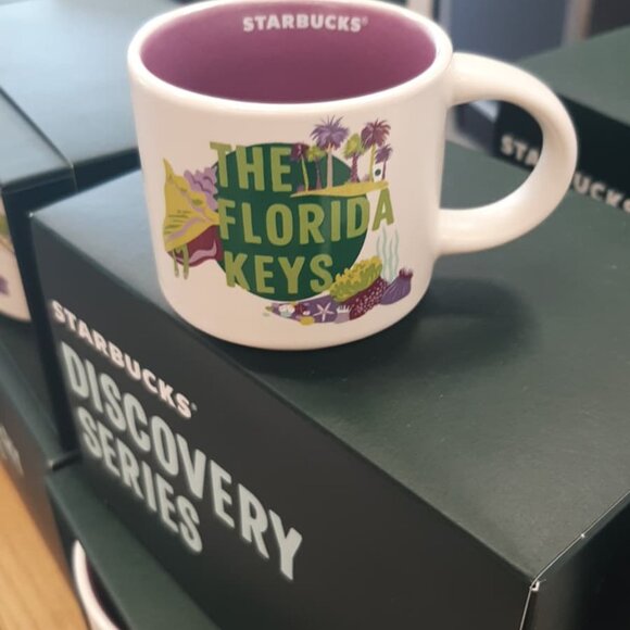 Starbucks 2024 Exclusive "The Florida Keys" Discovery Series 14oz Ceramic Mug. - Picture 3 of 17